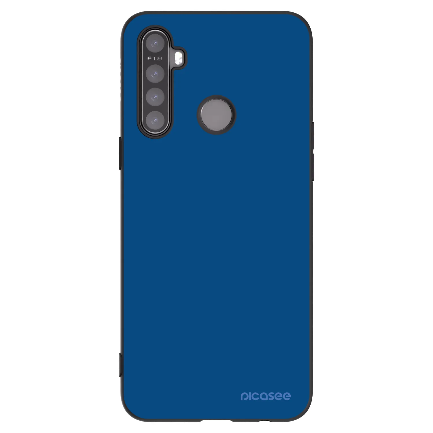 Picasee silikonski črni ovitek za Realme 5 - Navy Blue