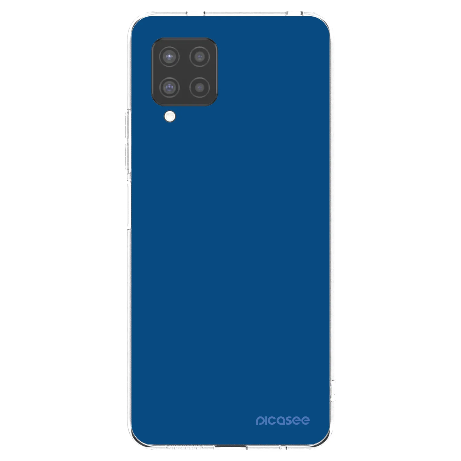 Picasee silikonski prozorni ovitek za Samsung Galaxy A42 A426B - Navy Blue