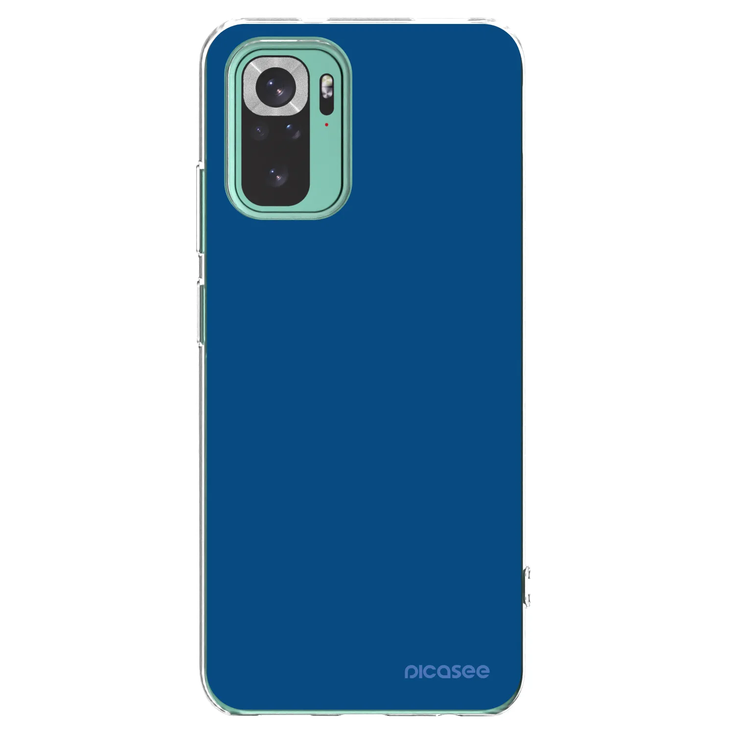 Picasee silikonski prozorni ovitek za Xiaomi Redmi Note 10 Pro - Navy Blue