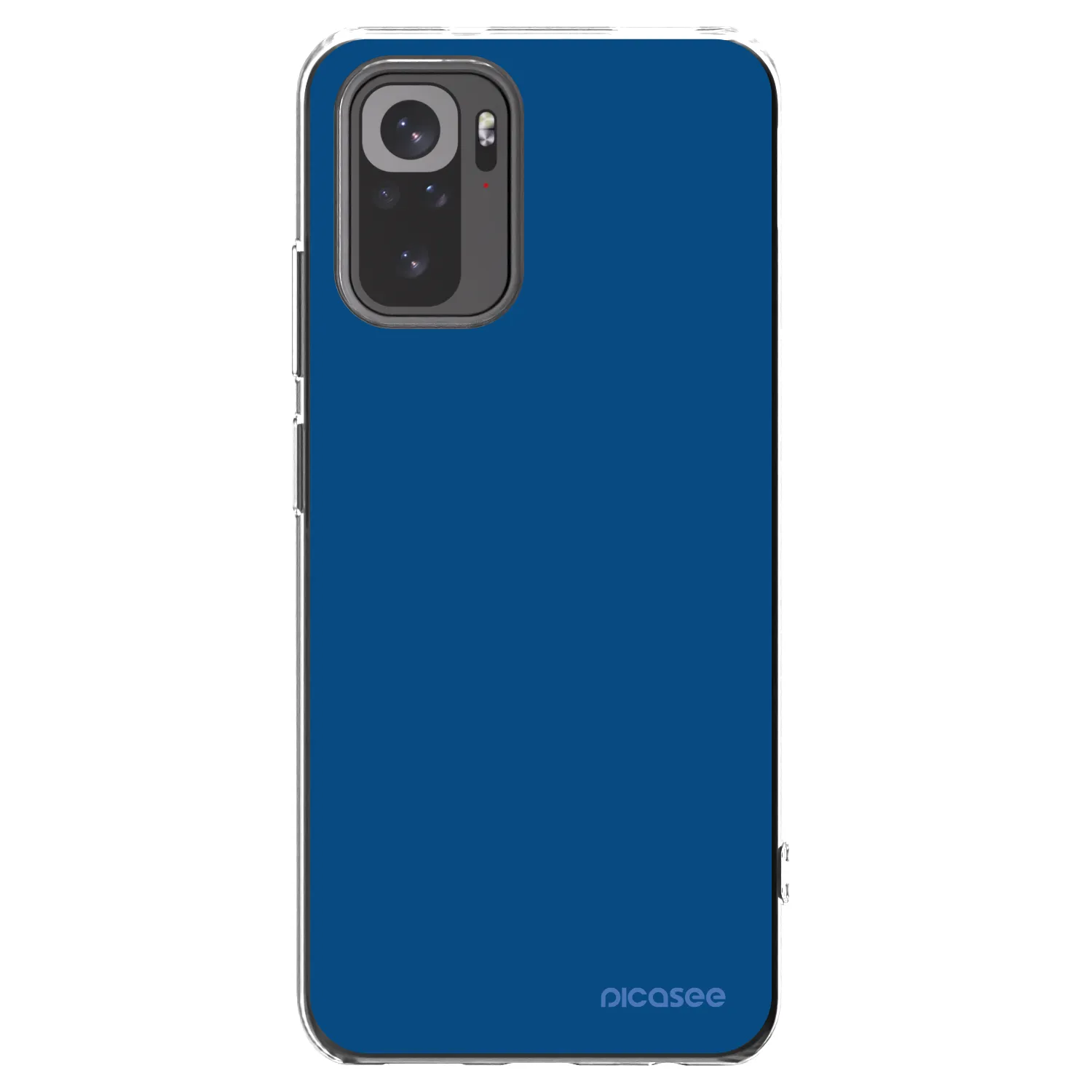 Picasee silikonski prozorni ovitek za Xiaomi Redmi Note 10S - Navy Blue