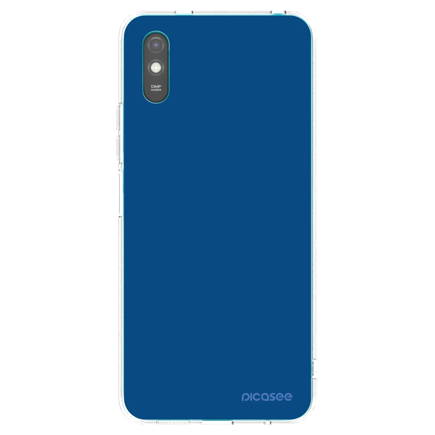 Picasee silikonski prozorni ovitek za Xiaomi Redmi 9AT - Navy Blue