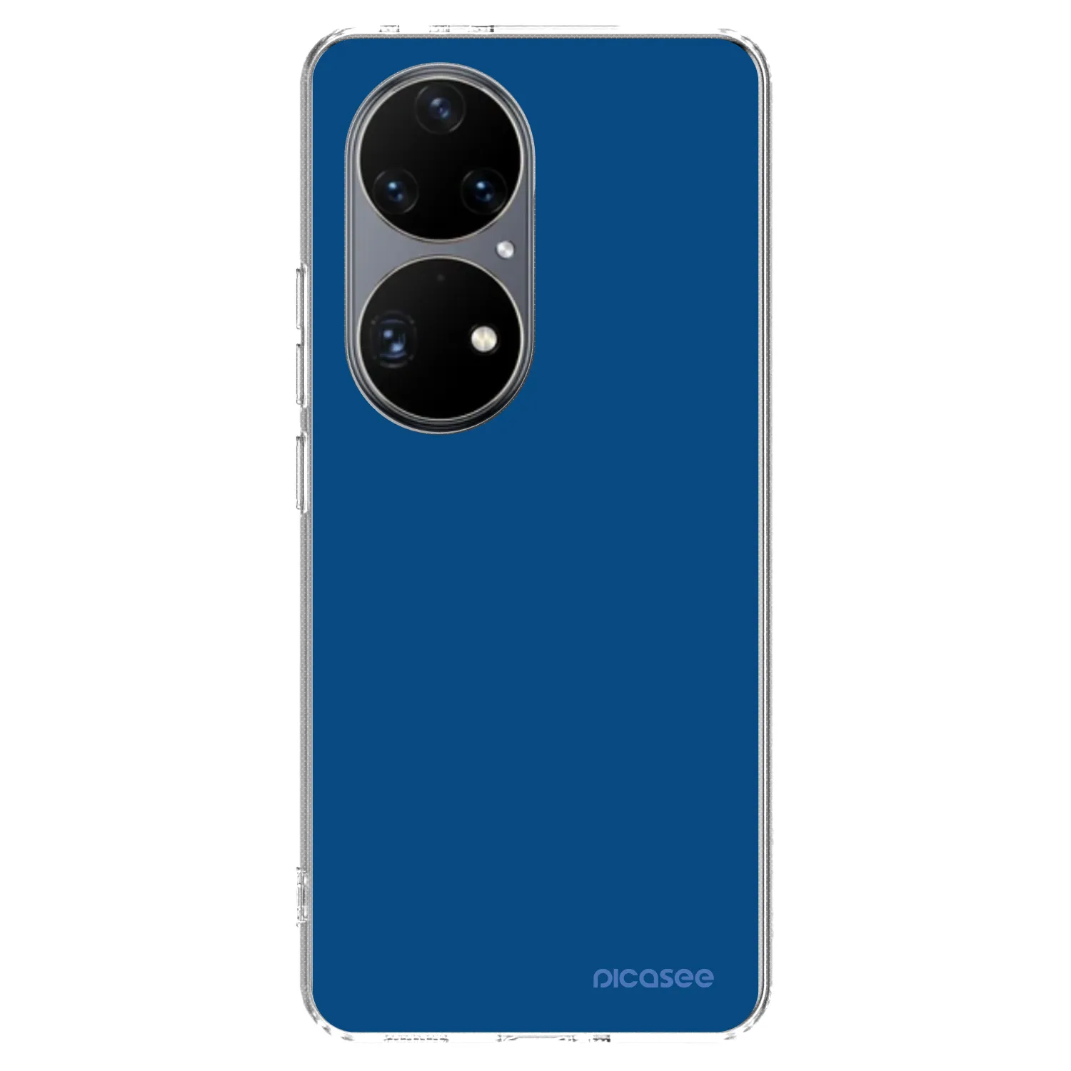 Picasee silikonski prozorni ovitek za Huawei P50 - Navy Blue
