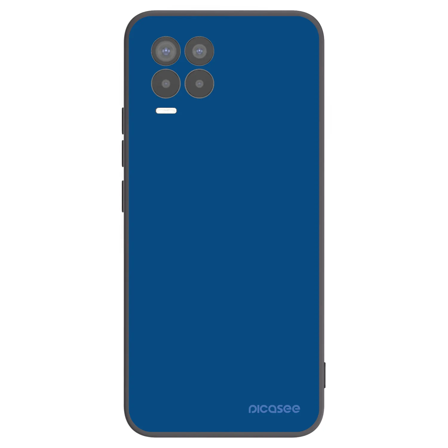Picasee silikonski črni ovitek za Realme 8 4G - Navy Blue