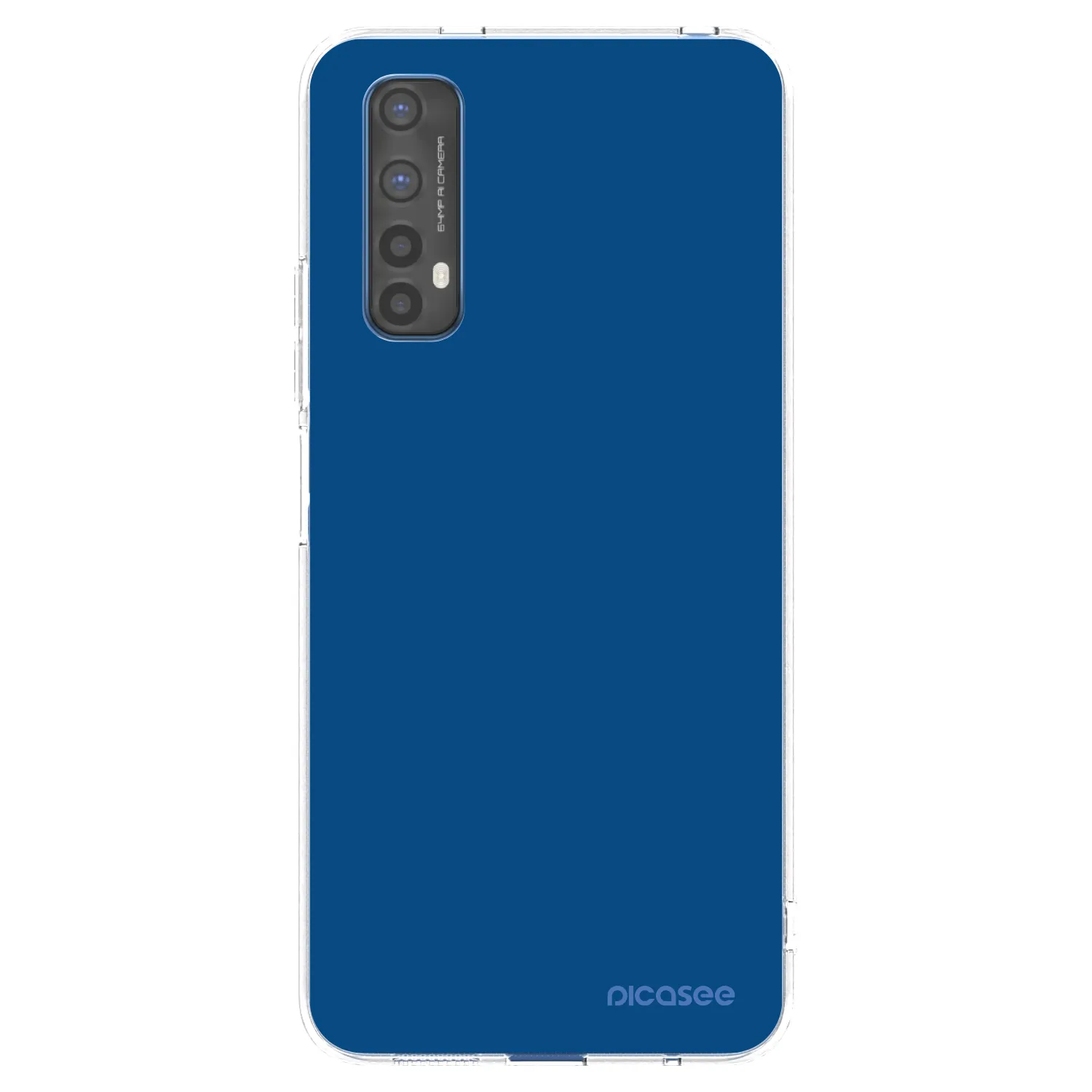 Picasee silikonski prozorni ovitek za Realme 7 - Navy Blue