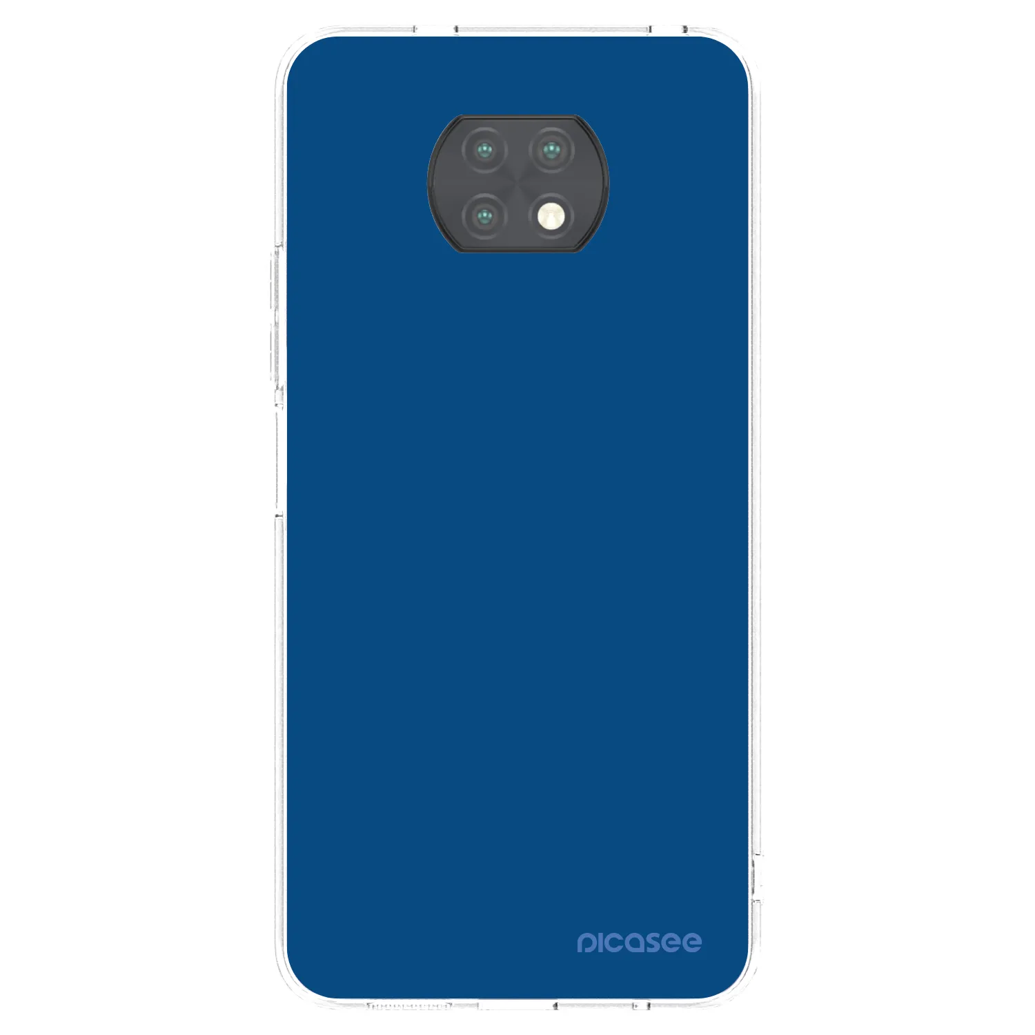 Picasee silikonski prozorni ovitek za Xiaomi Redmi Note 9T - Navy Blue