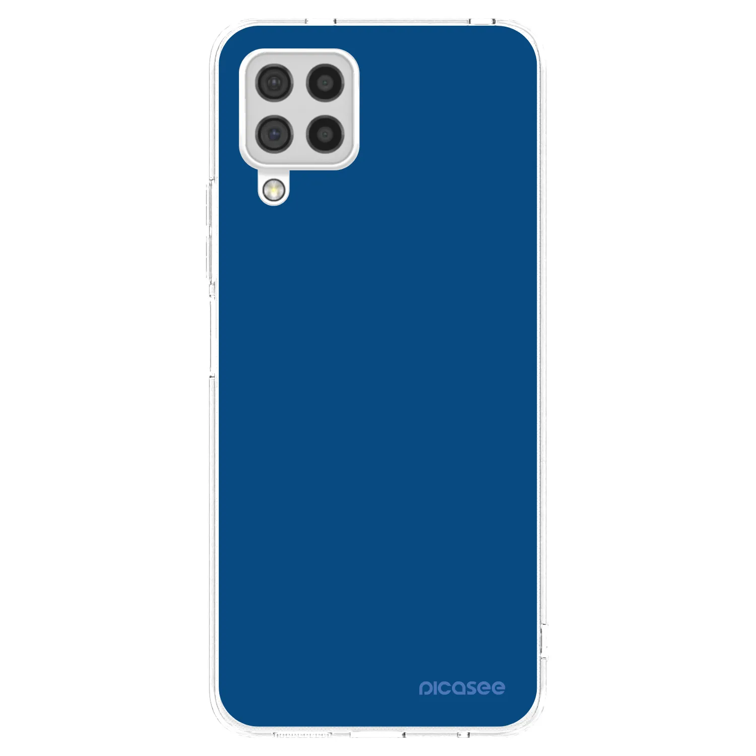Picasee silikonski prozorni ovitek za Samsung Galaxy A22 A225F 4G - Navy Blue