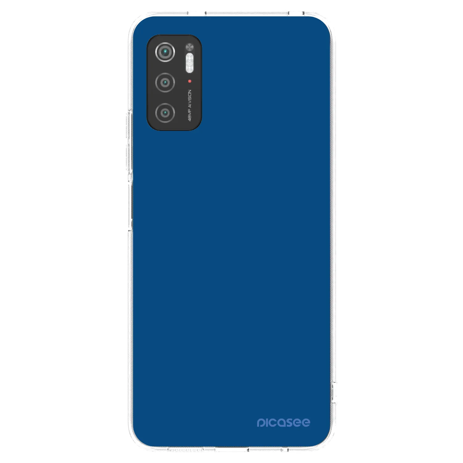 Picasee silikonski prozorni ovitek za Xiaomi Poco M3 Pro 5G - Navy Blue