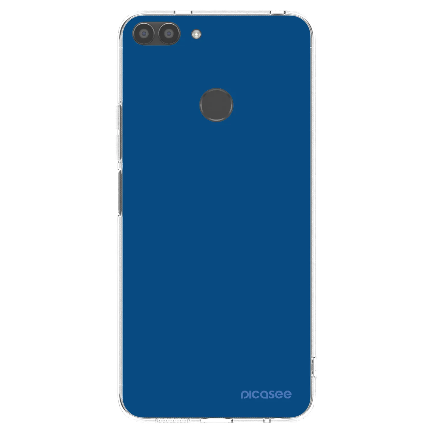 Picasee silikonski prozorni ovitek za Huawei P Smart - Navy Blue