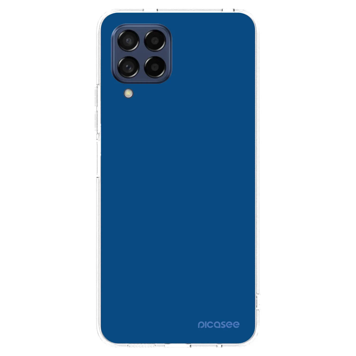 Picasee silikonski prozorni ovitek za Samsung Galaxy M53 5G - Navy Blue