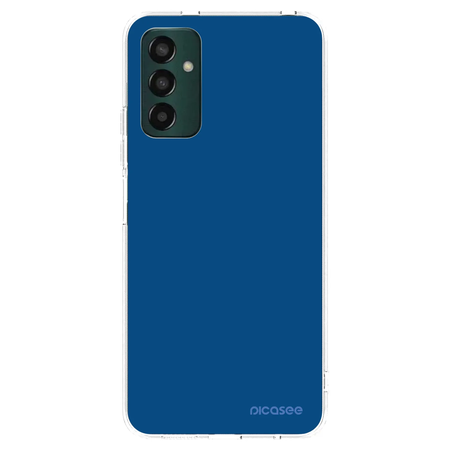 Picasee silikonski prozorni ovitek za Samsung Galaxy M13 M135F - Navy Blue