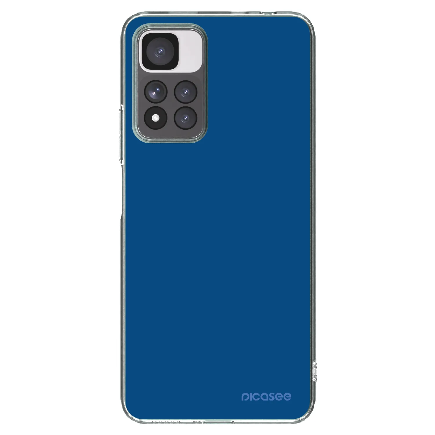 Picasee silikonski prozorni ovitek za Xiaomi Redmi Note 11 Pro+ 5G - Navy Blue