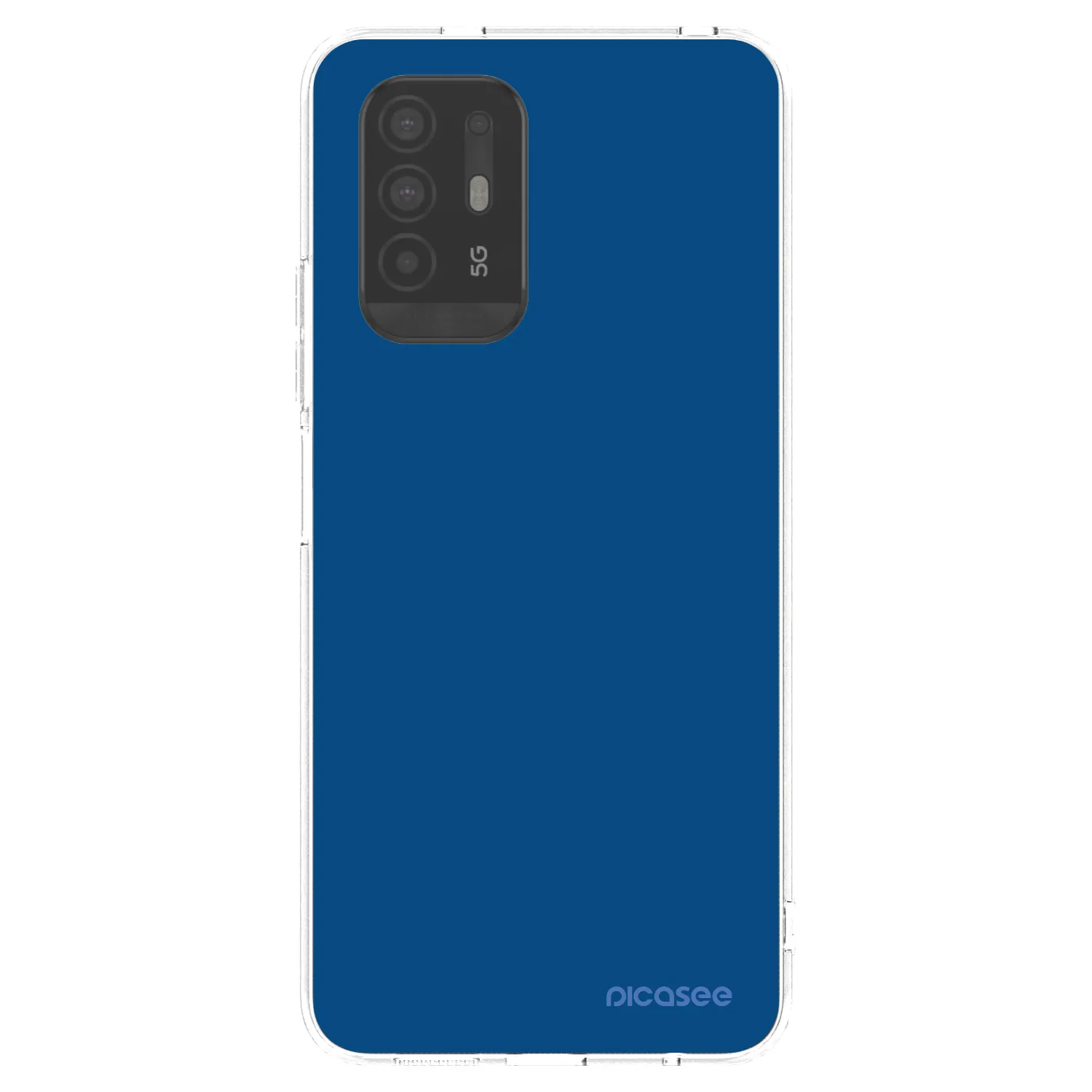 Picasee silikonski prozorni ovitek za OPPO A94 5G - Navy Blue