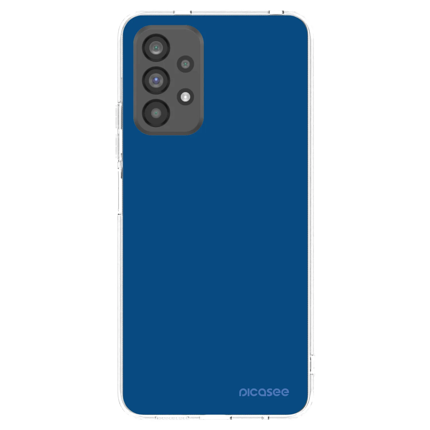 Picasee silikonski prozorni ovitek za Samsung Galaxy A73 5G - Navy Blue