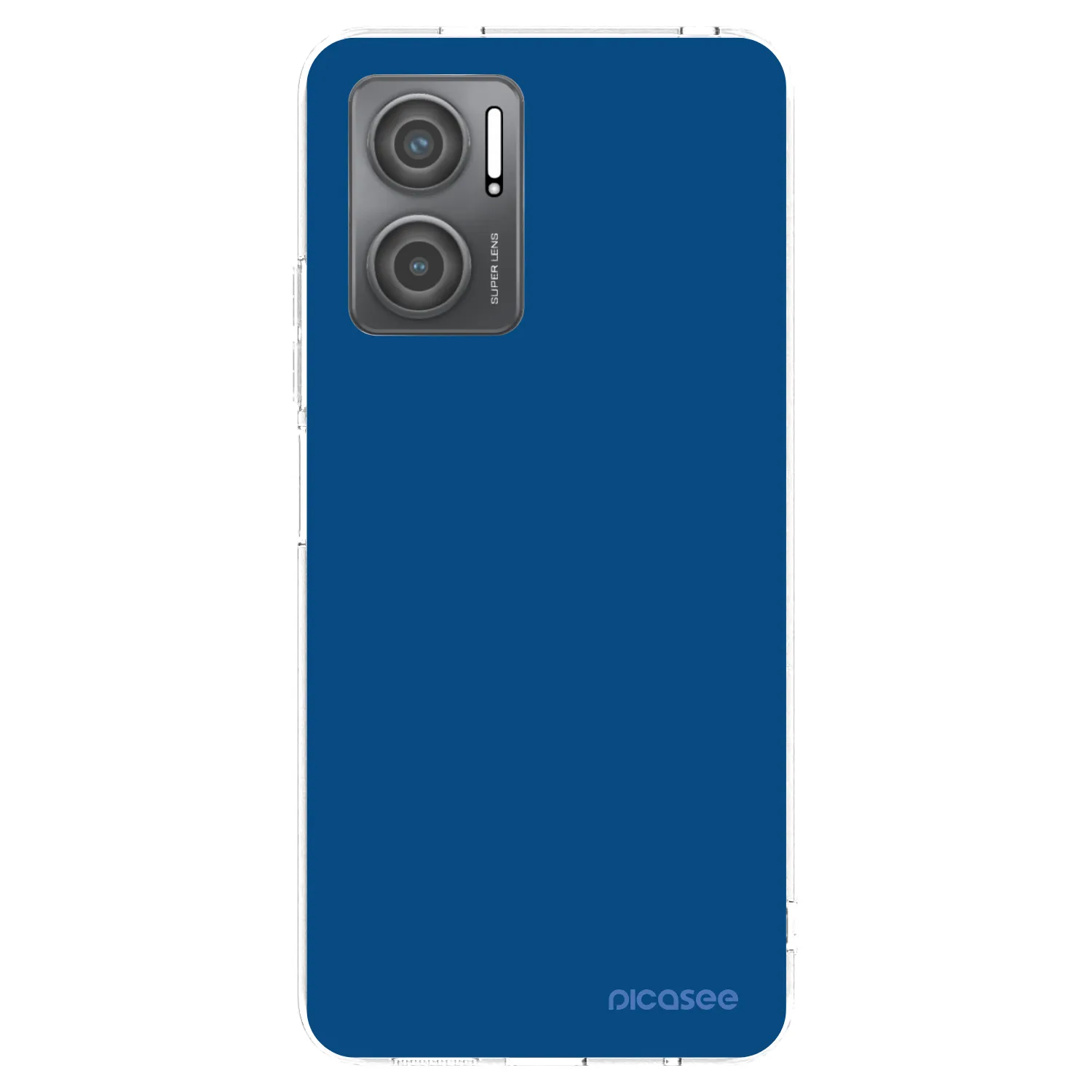Picasee silikonski prozorni ovitek za Xiaomi Redmi 10 5G - Navy Blue