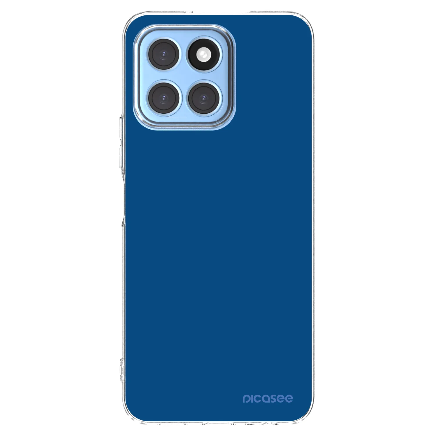 Picasee silikonski prozorni ovitek za Honor X8 5G - Navy Blue