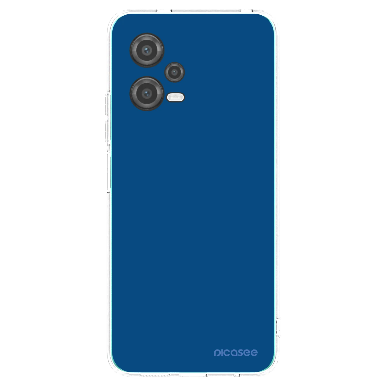 Picasee silikonski prozorni ovitek za Xiaomi Poco X5 - Navy Blue