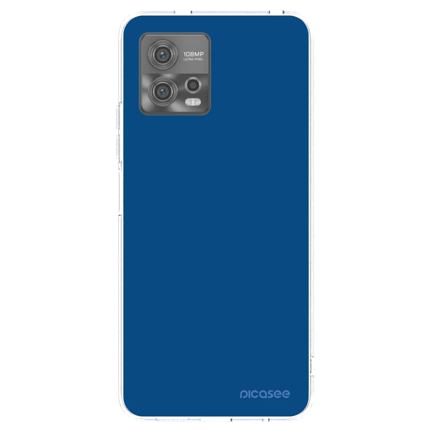 Picasee silikonski prozorni ovitek za Motorola Moto G72 - Navy Blue