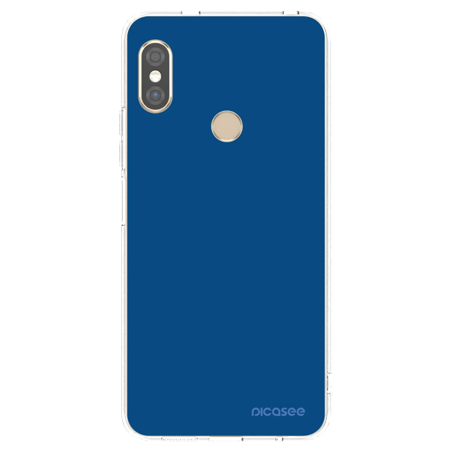 Picasee silikonski prozorni ovitek za Xiaomi Redmi Note 5 Global - Navy Blue