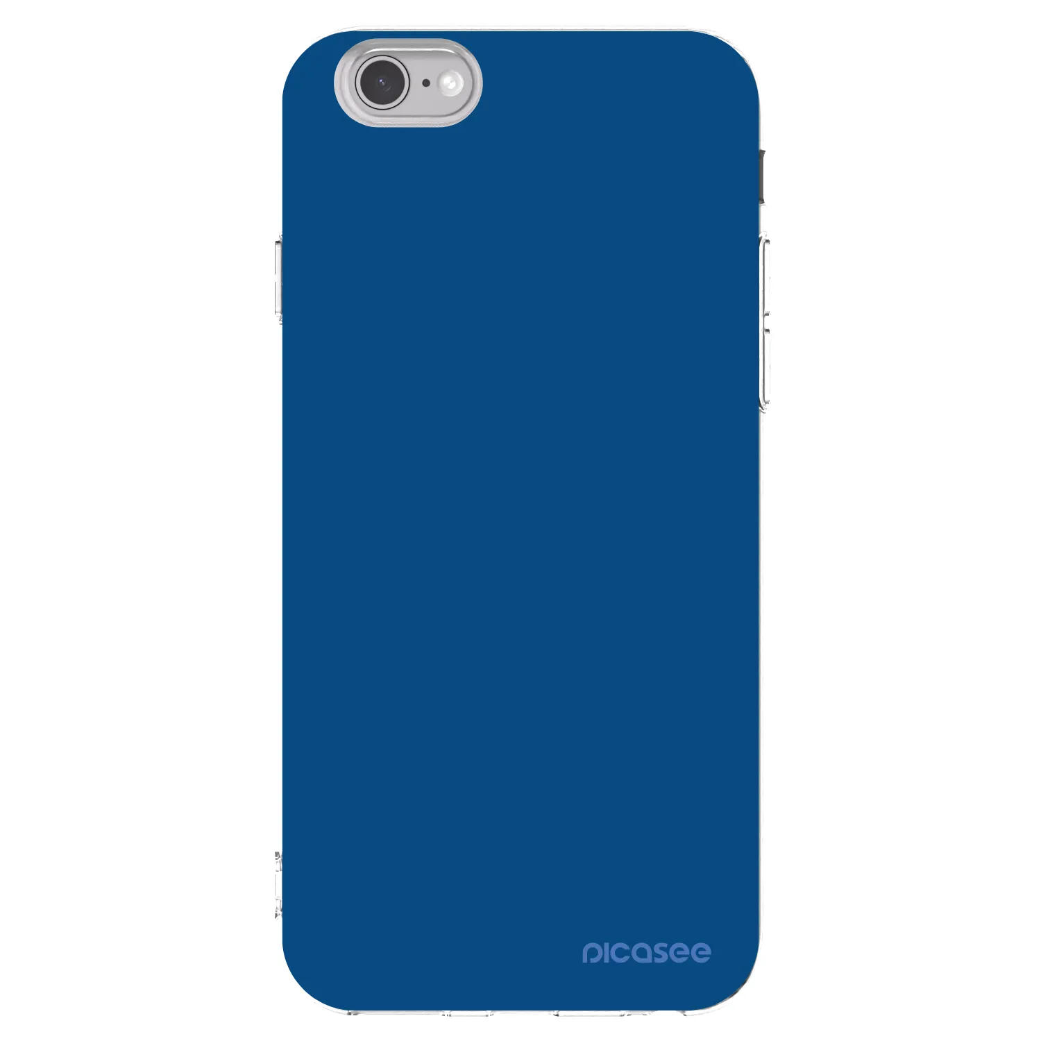 Picasee silikonski prozorni ovitek za Apple iPhone 6/6S - Navy Blue