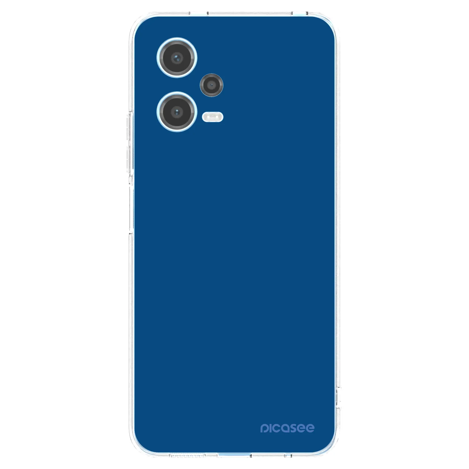 Picasee silikonski prozorni ovitek za Xiaomi Redmi Note 12 5G - Navy Blue