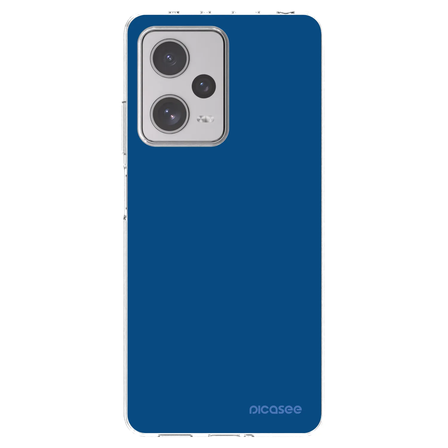 Picasee silikonski prozorni ovitek za Xiaomi Redmi Note 12 Pro+ 5G - Navy Blue