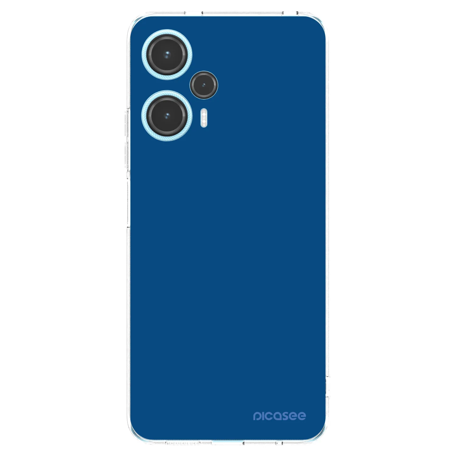 Picasee silikonski prozorni ovitek za Xiaomi Poco F5 - Navy Blue