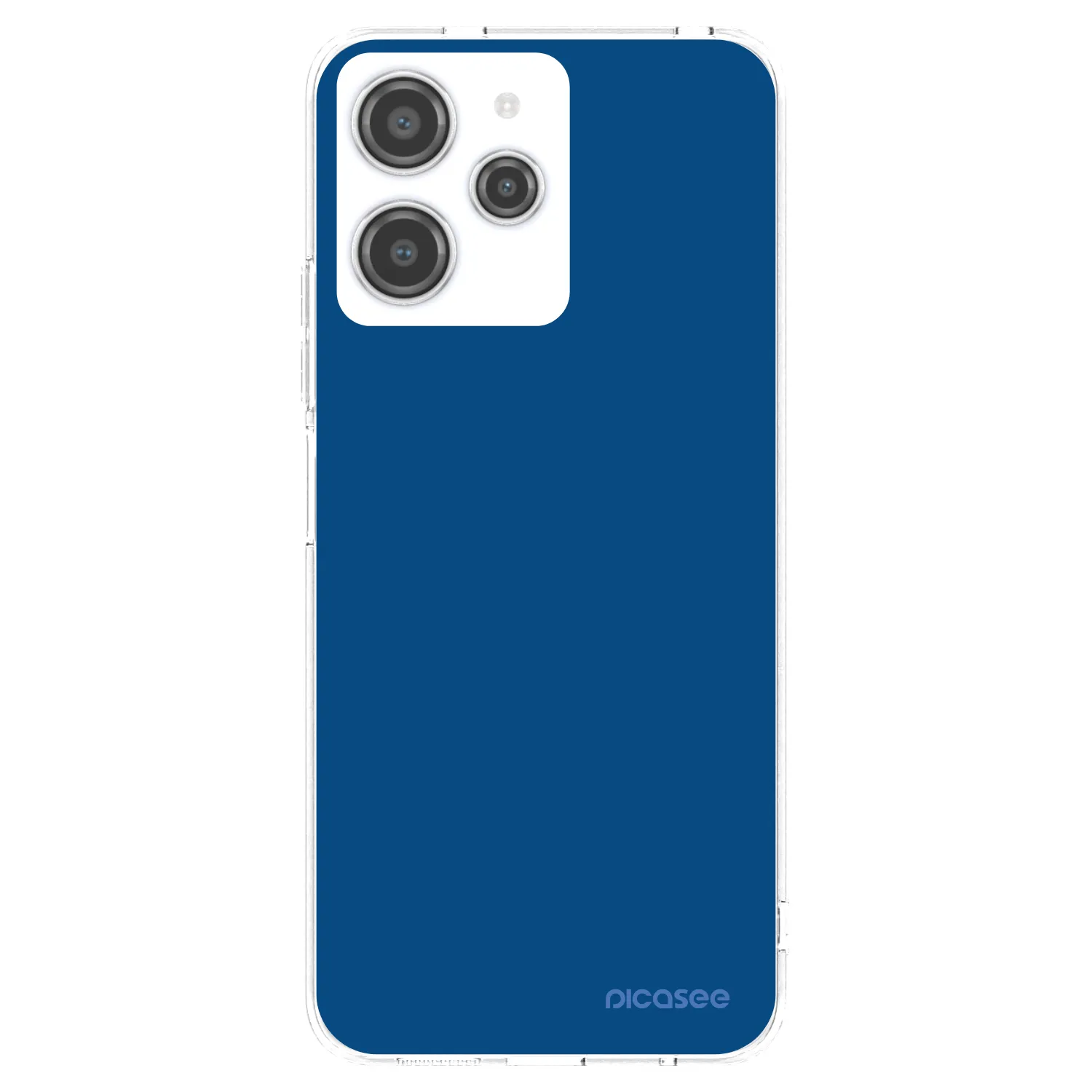 Picasee silikonski prozorni ovitek za Xiaomi Redmi 12 4G - Navy Blue