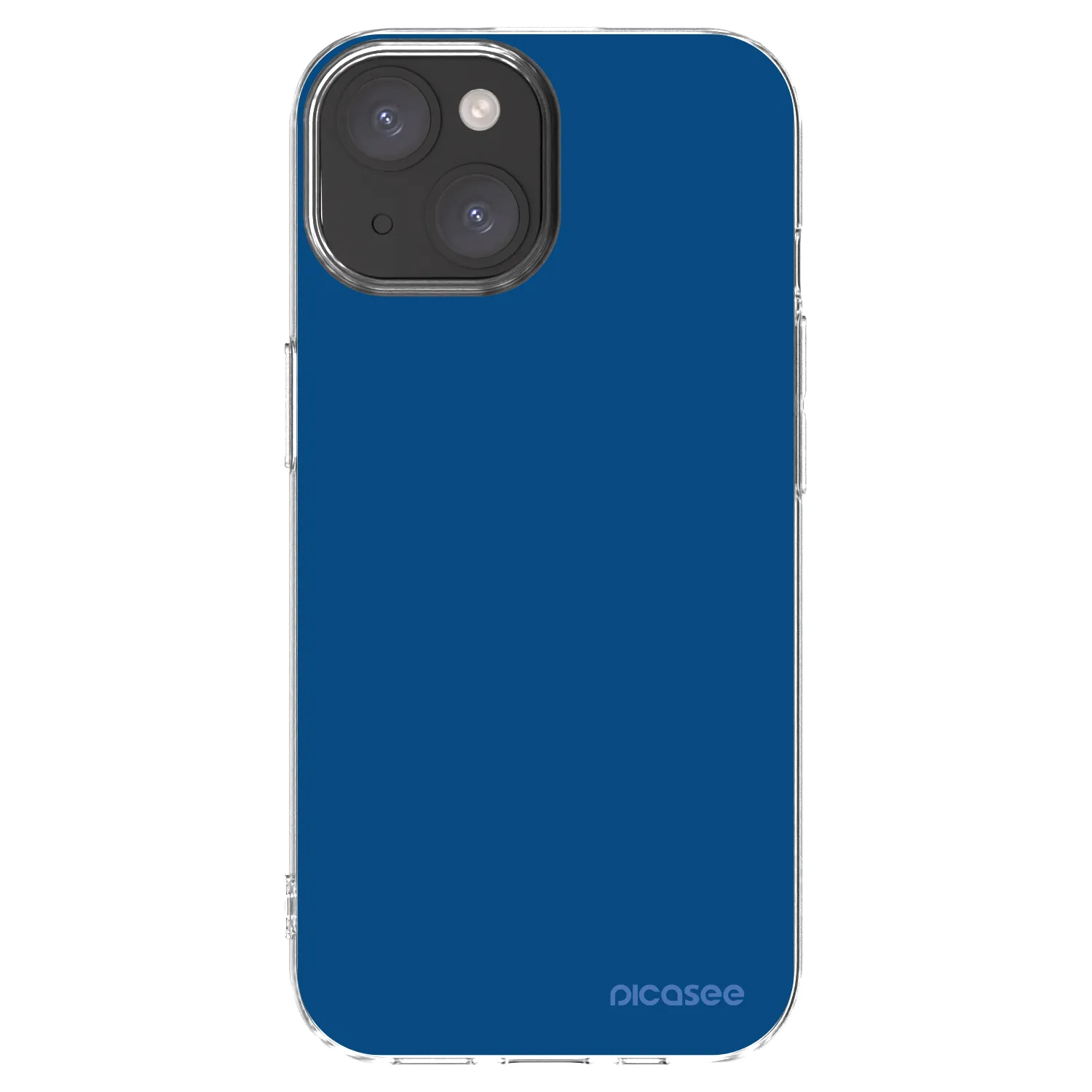 Picasee silikonski prozorni ovitek za Apple iPhone 15 - Navy Blue