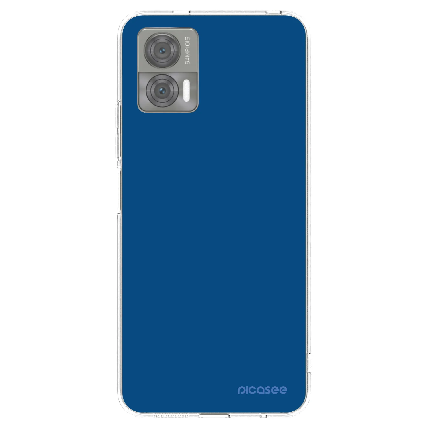 Picasee silikonski prozorni ovitek za Motorola Edge 30 Neo - Navy Blue