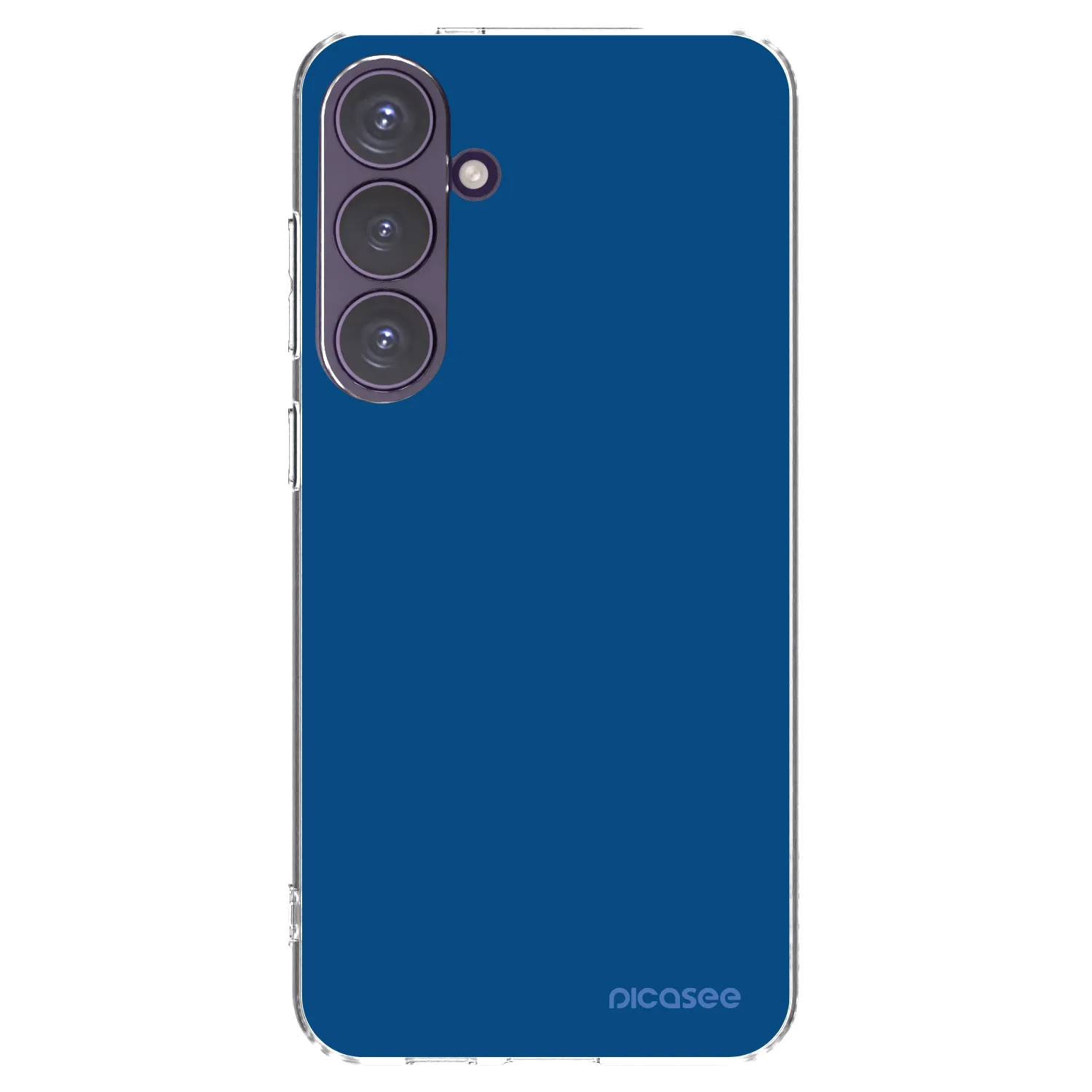 Picasee silikonski prozorni ovitek za Samsung Galaxy S24+ S926B 5G - Navy Blue