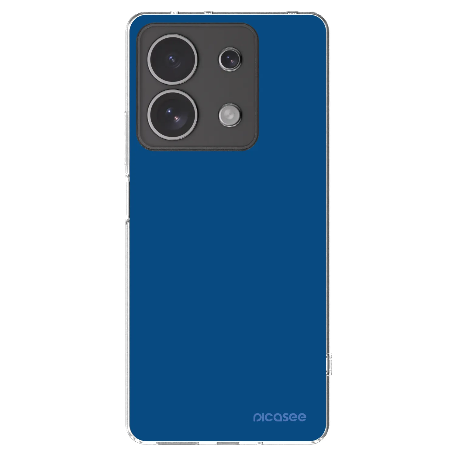 Picasee silikonski prozorni ovitek za Xiaomi Redmi Note 13 4G - Navy Blue