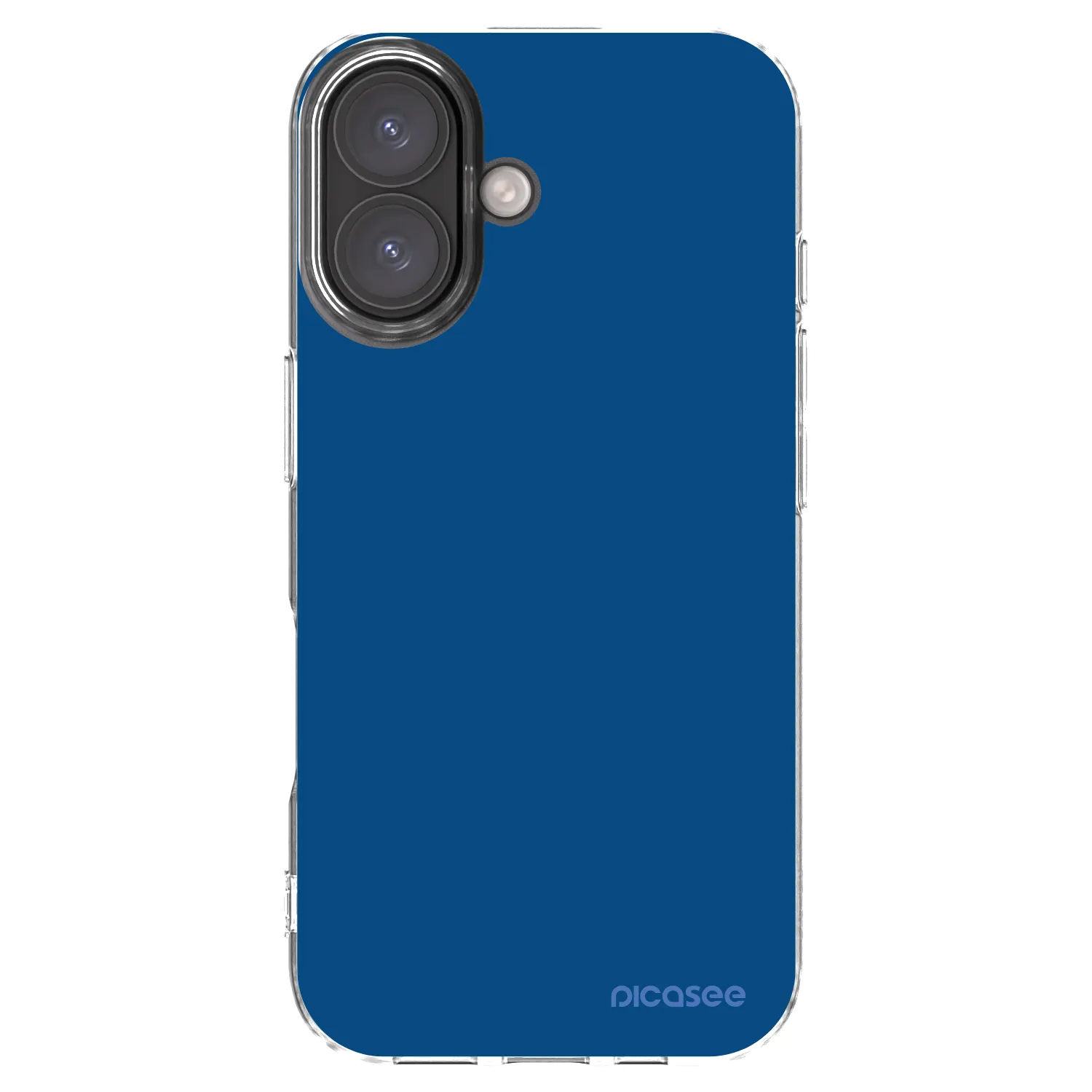 Picasee silikonski prozorni ovitek za Apple iPhone 16 - Navy Blue