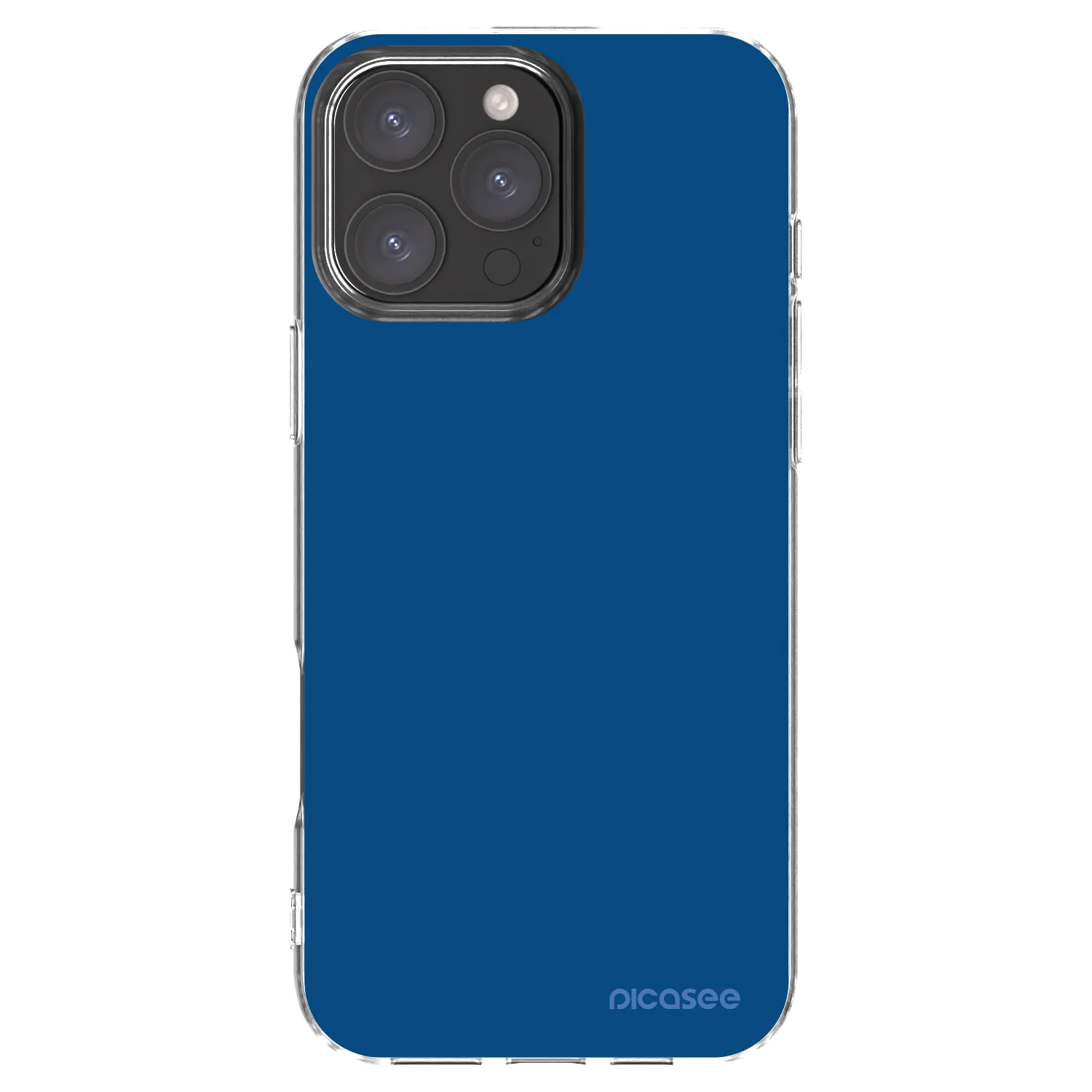 Picasee silikonski prozorni ovitek za Apple iPhone 16 Pro Max - Navy Blue