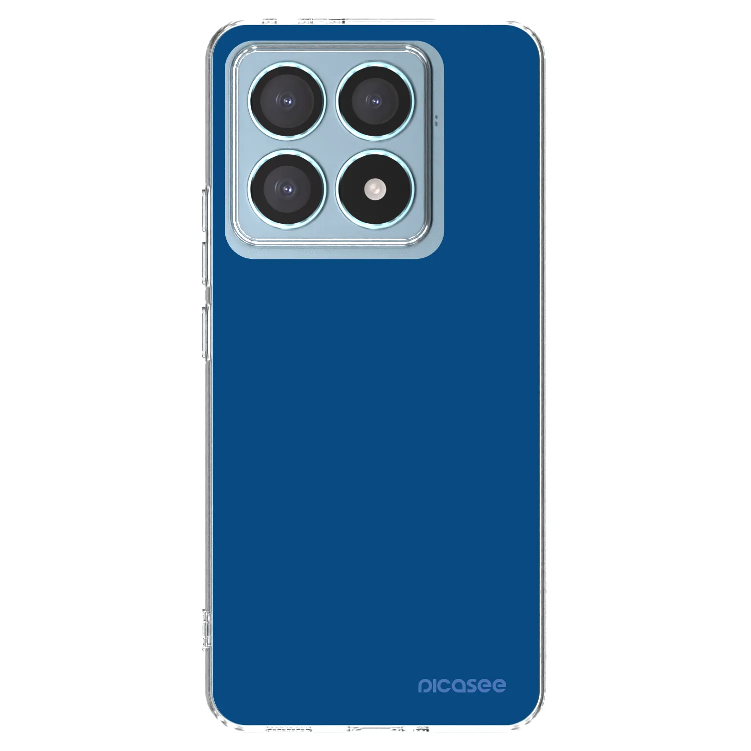 Picasee silikonski prozorni ovitek za Xiaomi 14T Pro - Navy Blue