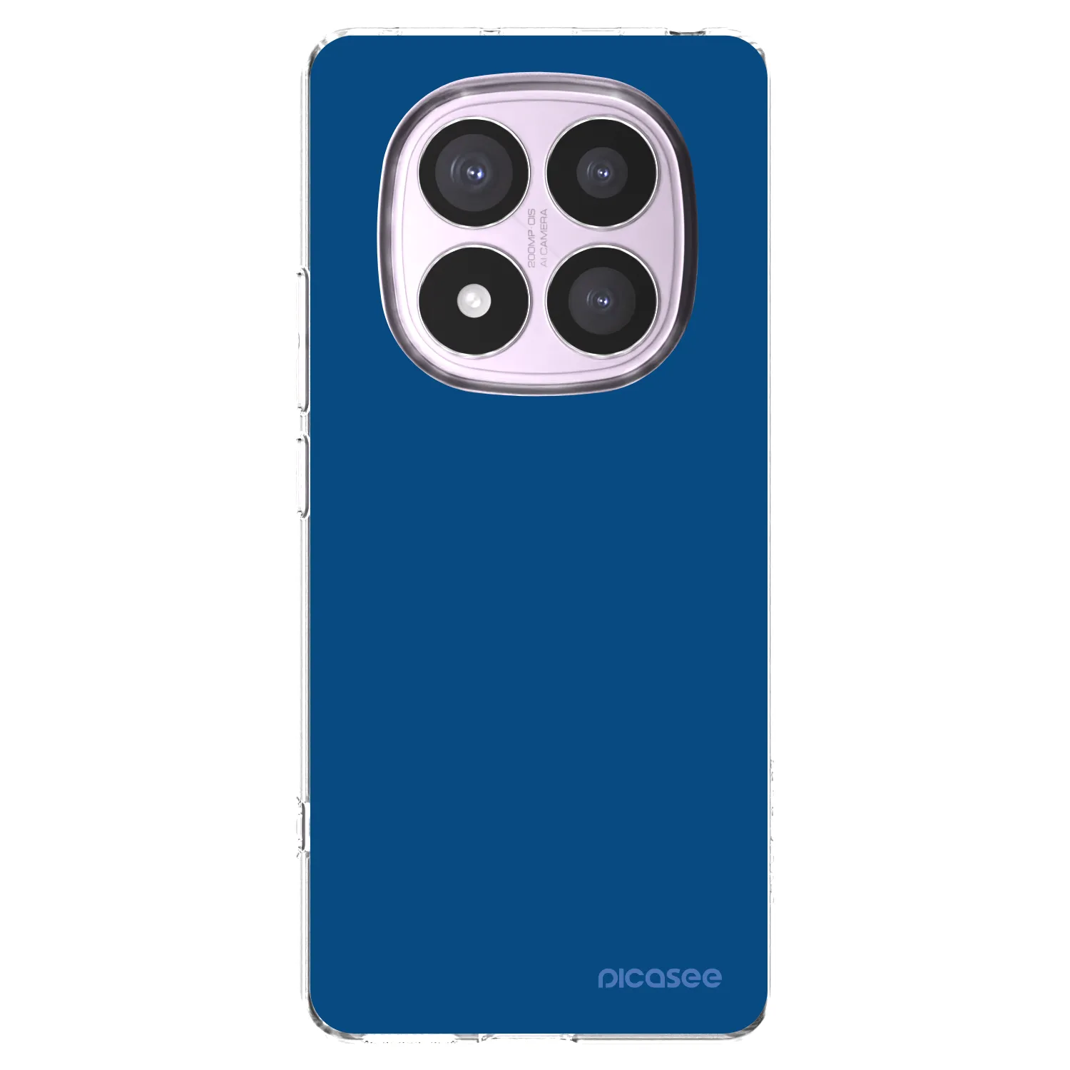 Picasee silikonski prozorni ovitek za Xiaomi Redmi Note 14 Pro 5G - Navy Blue