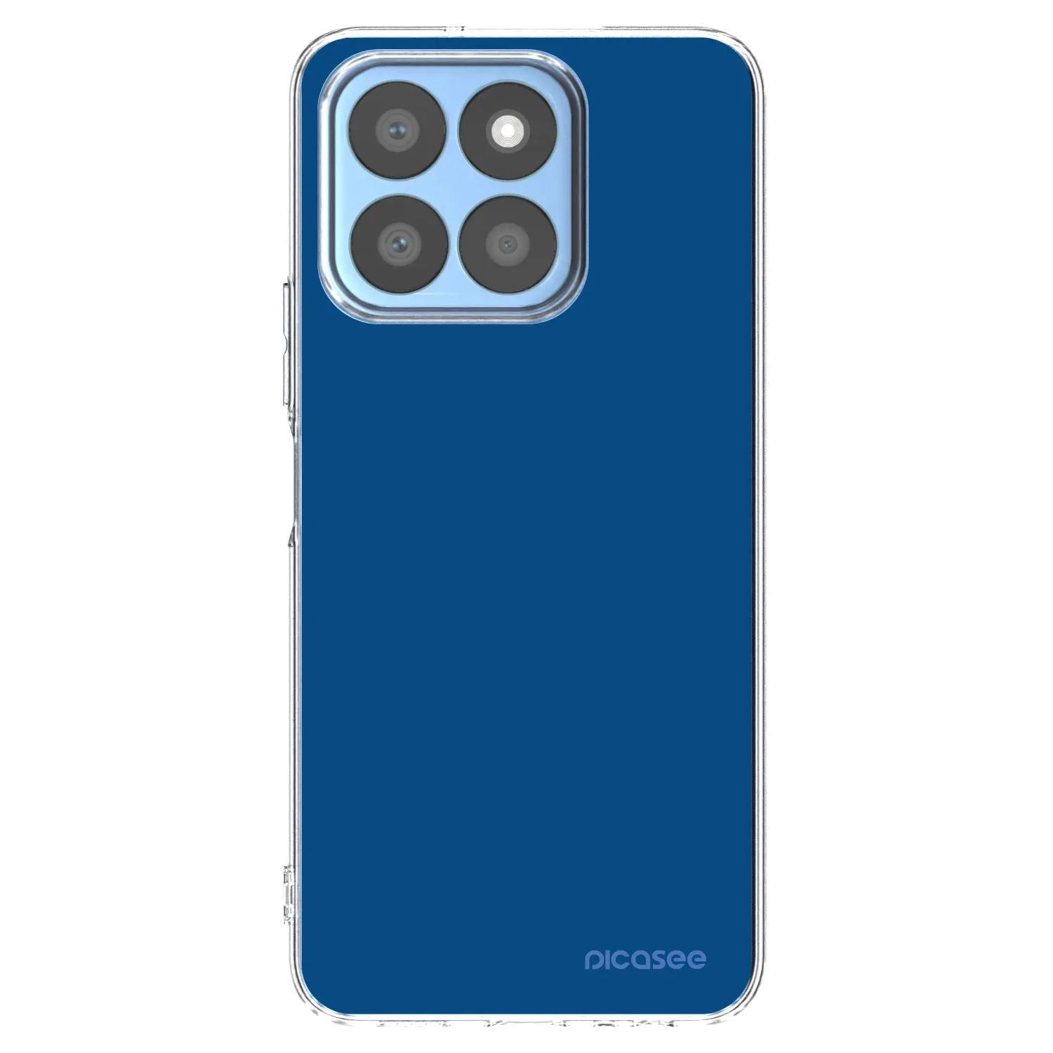 Picasee silikonski prozorni ovitek za Honor X8c - Navy Blue