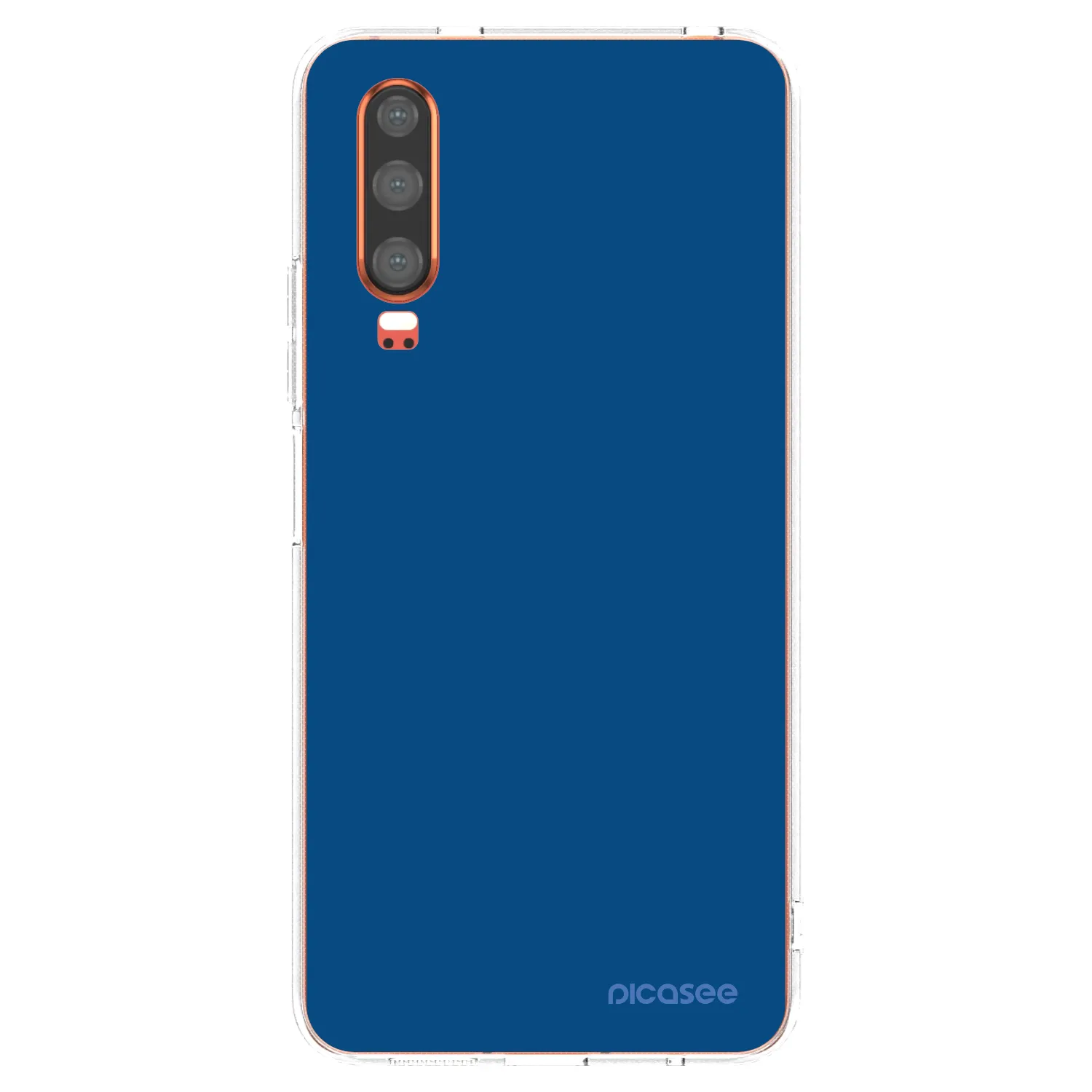 Picasee silikonski prozorni ovitek za Huawei P30 - Navy Blue