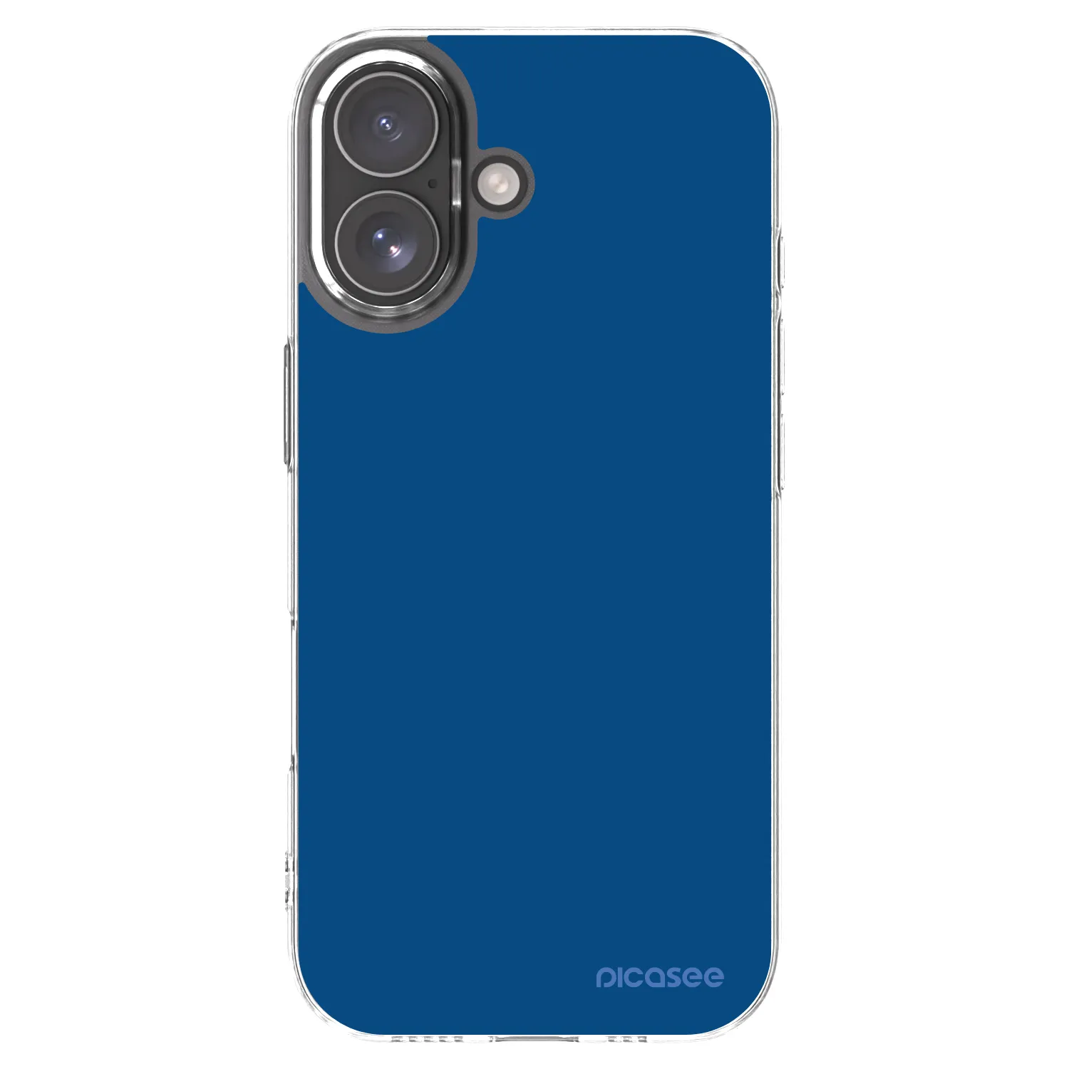 Picasee silikonski prozorni ovitek za Apple iPhone 17 - Navy Blue