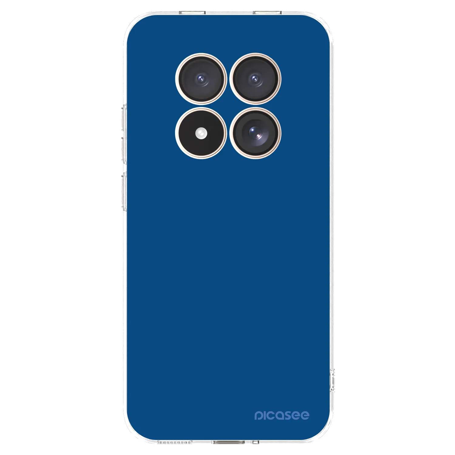 Picasee silikonski prozorni ovitek za Xiaomi Redmi Note 15 Pro 4G - Navy Blue