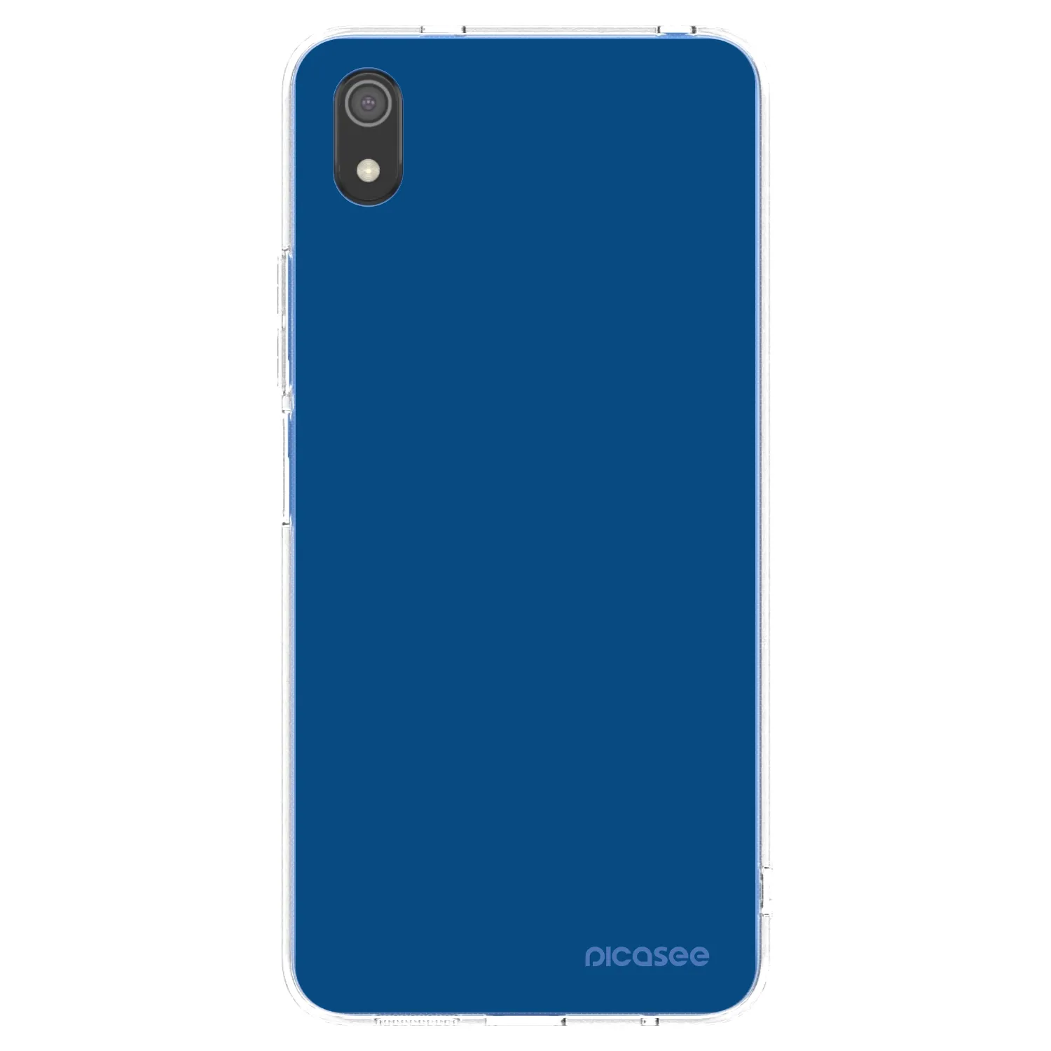 Picasee silikonski prozorni ovitek za Xiaomi Redmi 7A - Navy Blue