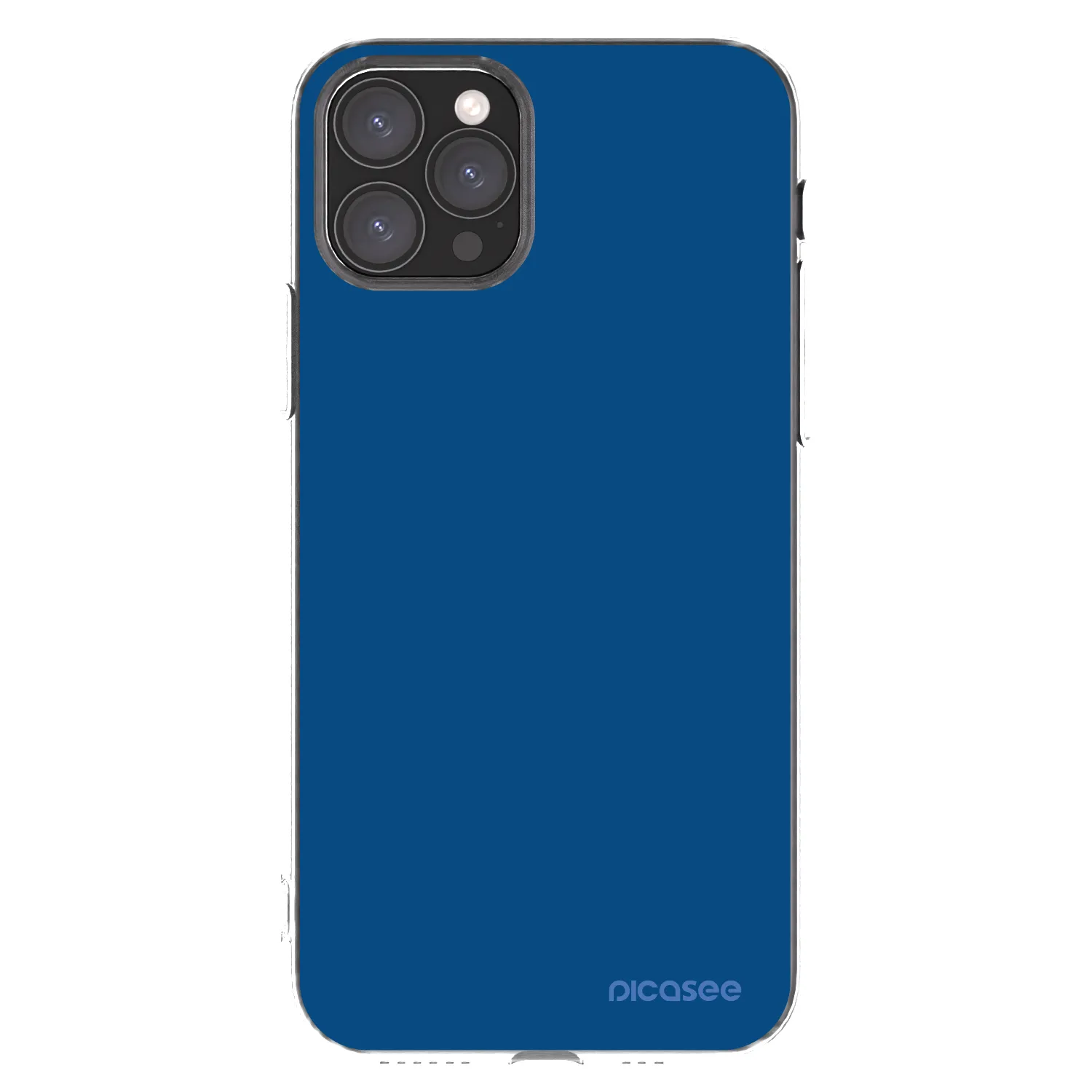 Picasee silikonski prozorni ovitek za Apple iPhone 11 Pro - Navy Blue