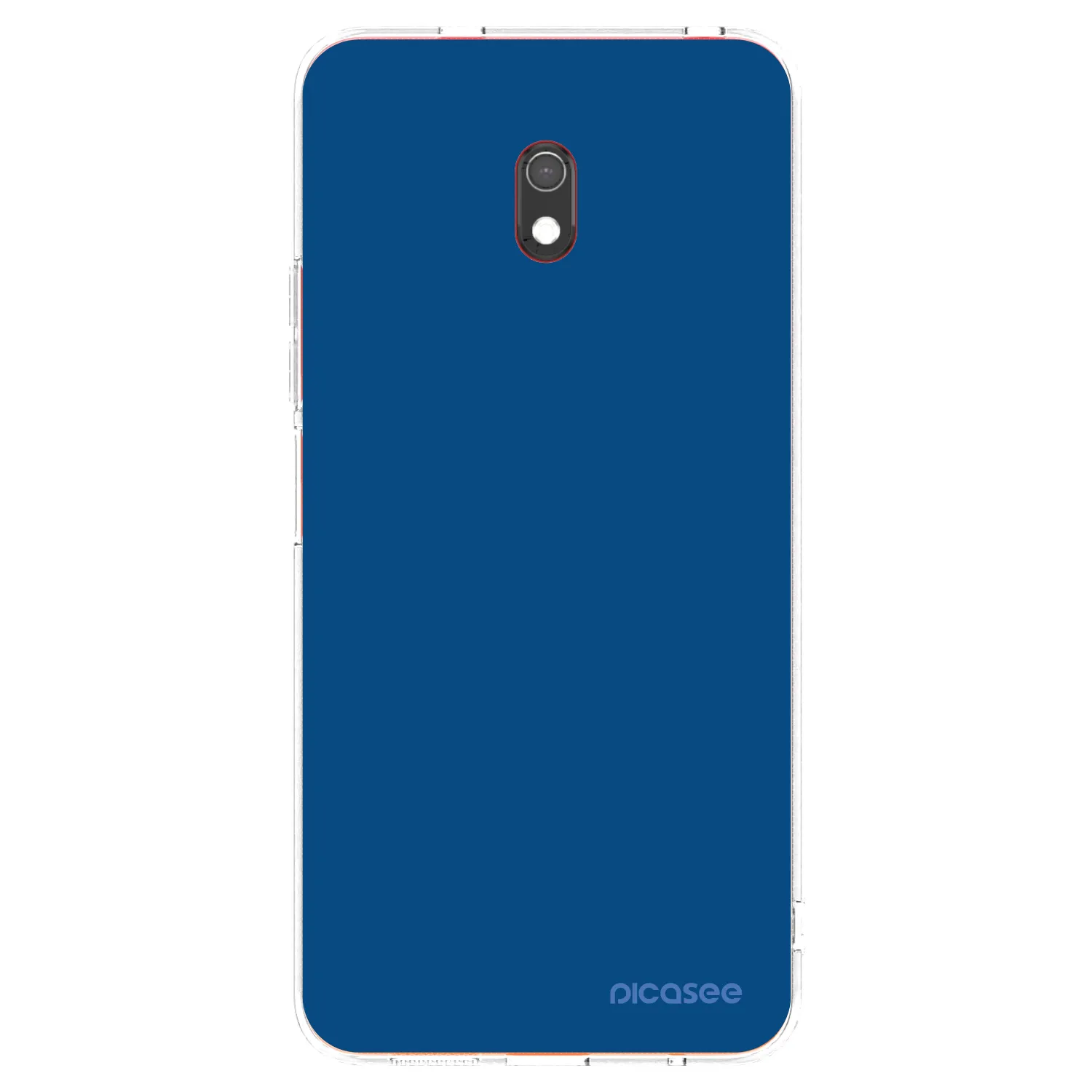 Picasee silikonski prozorni ovitek za Xiaomi Redmi 8A - Navy Blue
