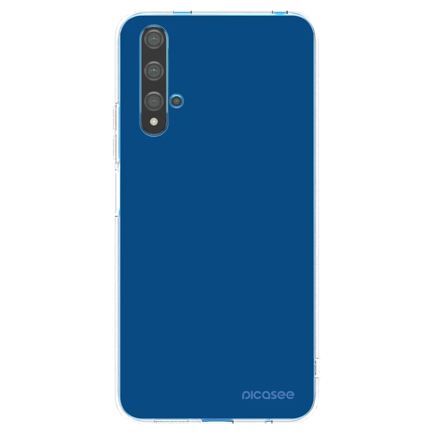 Picasee silikonski prozorni ovitek za Huawei Nova 5T - Navy Blue