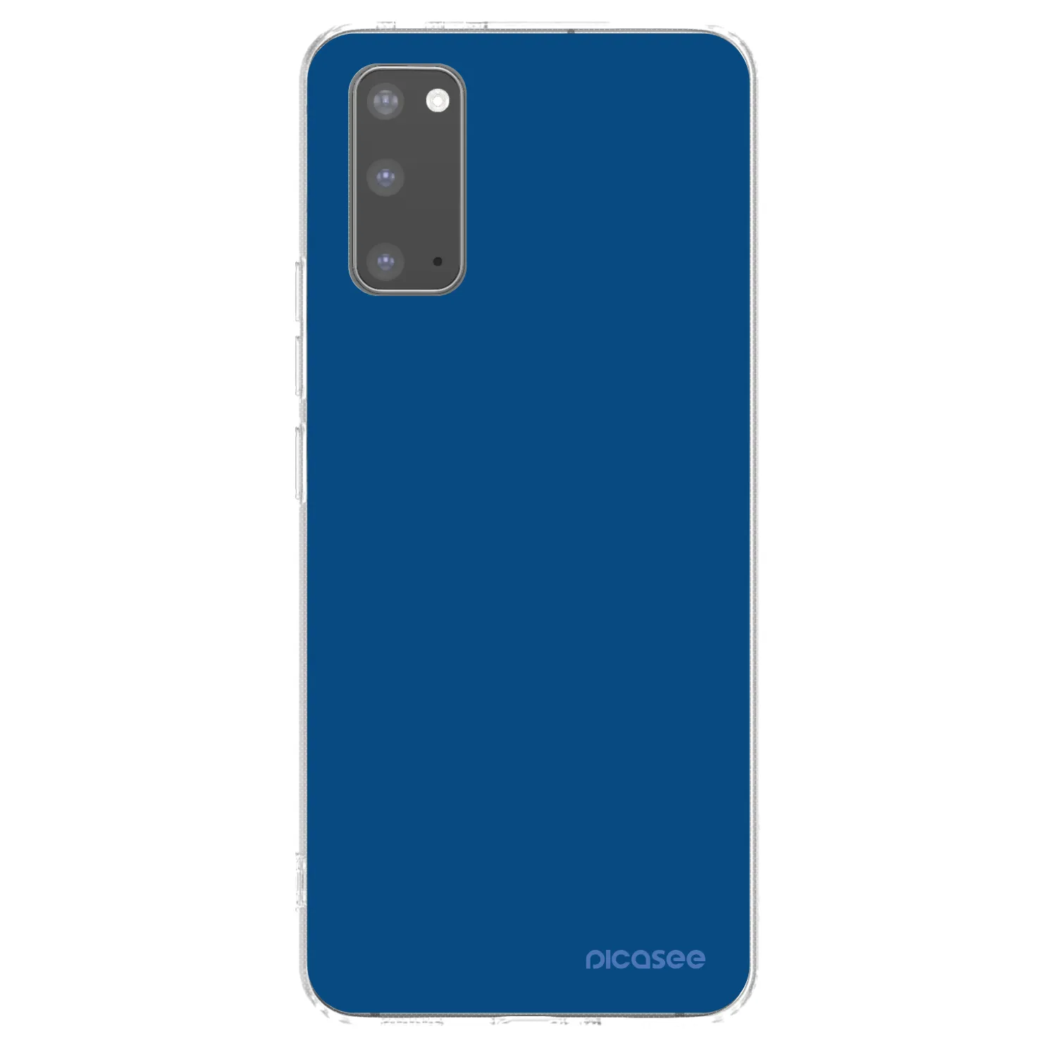 Picasee silikonski prozorni ovitek za Samsung Galaxy S20 G980F - Navy Blue