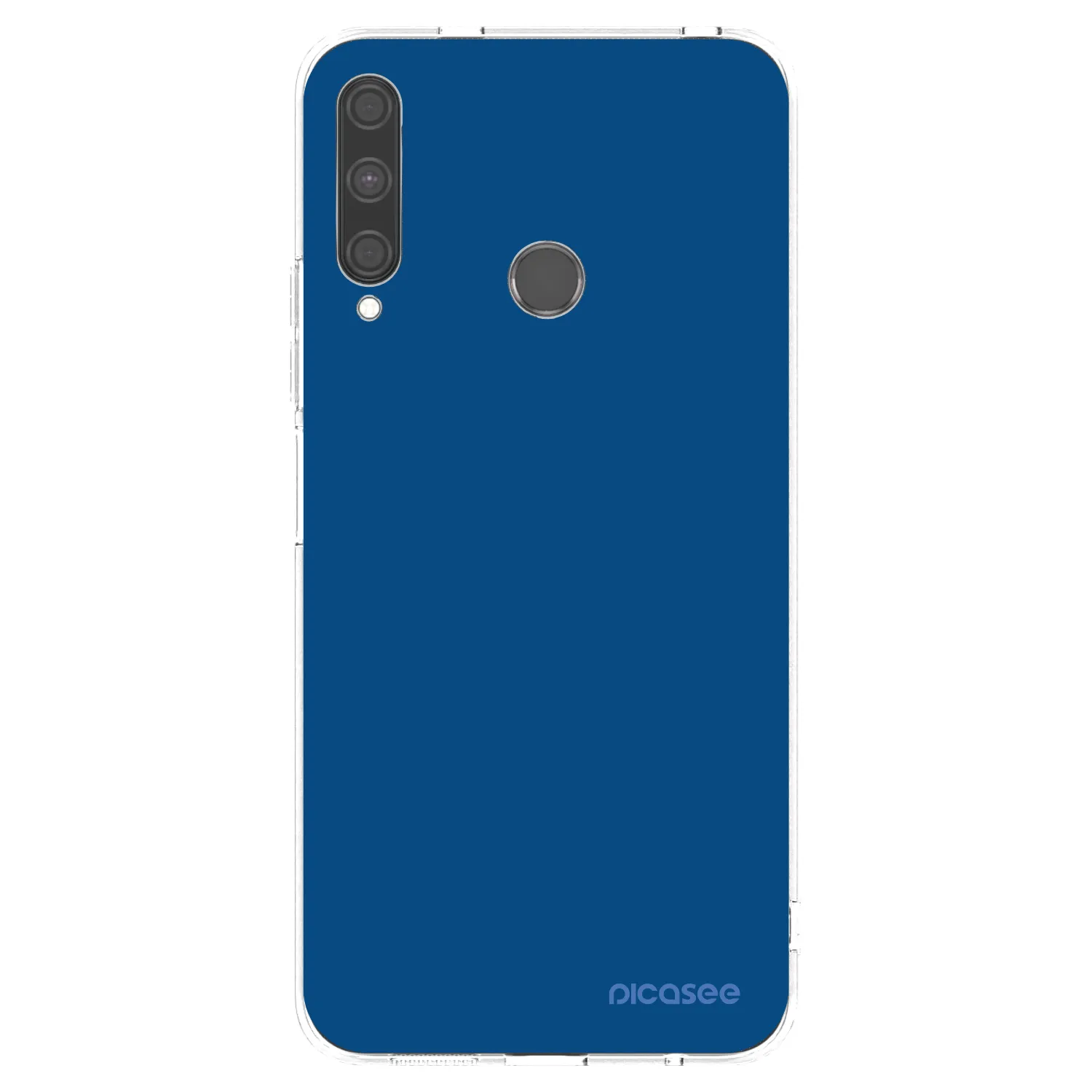 Picasee silikonski prozorni ovitek za Huawei P40 Lite E - Navy Blue