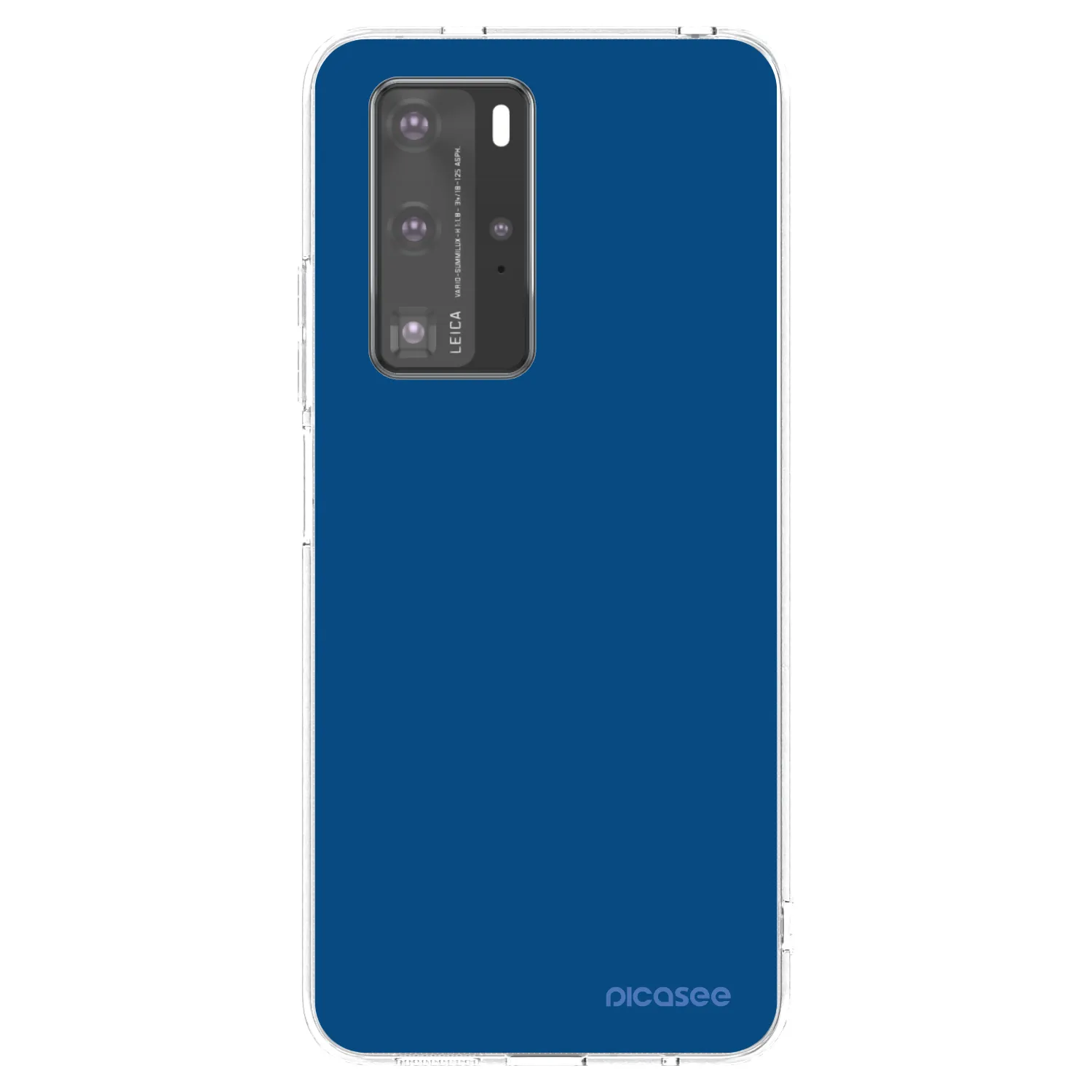 Picasee silikonski prozorni ovitek za Huawei P40 Pro - Navy Blue