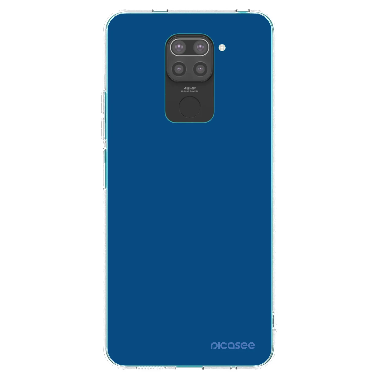 Picasee silikonski črni ovitek za Xiaomi Redmi Note 9 - Navy Blue