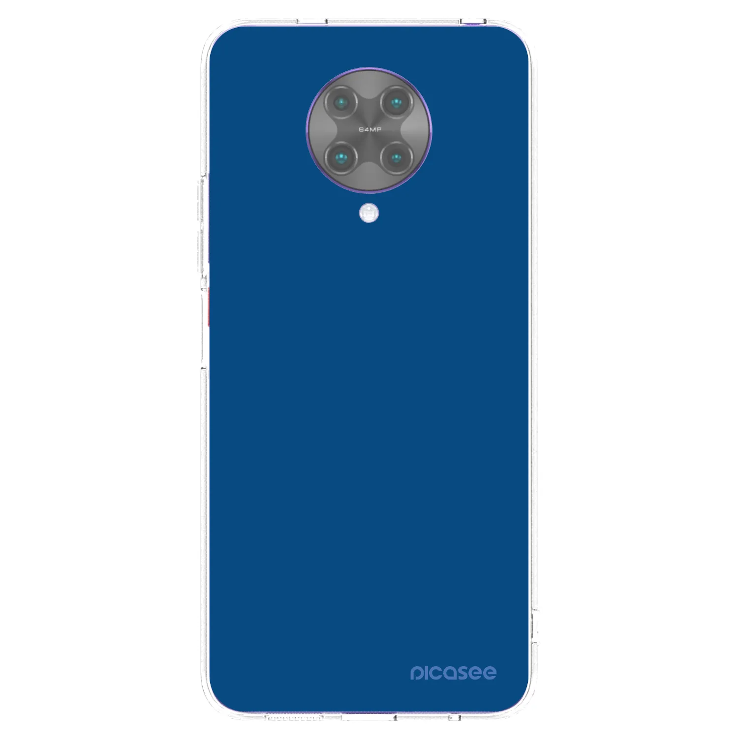 Picasee silikonski prozorni ovitek za Xiaomi Poco F2 Pro - Navy Blue