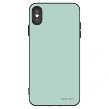 Picasee silikonski črni ovitek za Apple iPhone XS Max - Pastel Charm