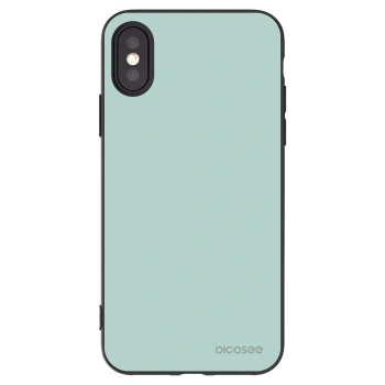 Picasee silikonski črni ovitek za Apple iPhone X/XS - Pastel Charm